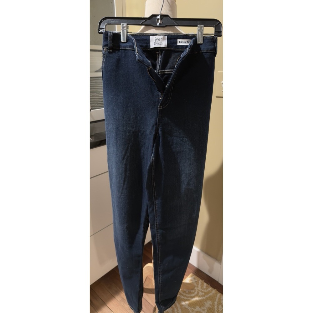 NWT Just My Size 2-Pocket Flat-Front Jeans, Short Length Stretch Denim Size 24WS
